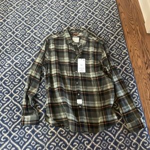 Denim & Flower Long Sleeve Button Down